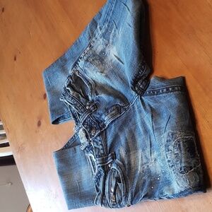 Rerock for express blue jeans skinny size 8